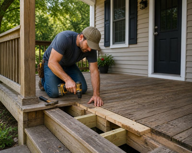 Cedar Deck Repair in Seattle, WA