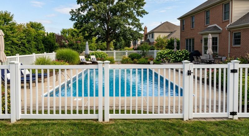 Vinyl Pool Fence Installation in Grand Rapids, MI