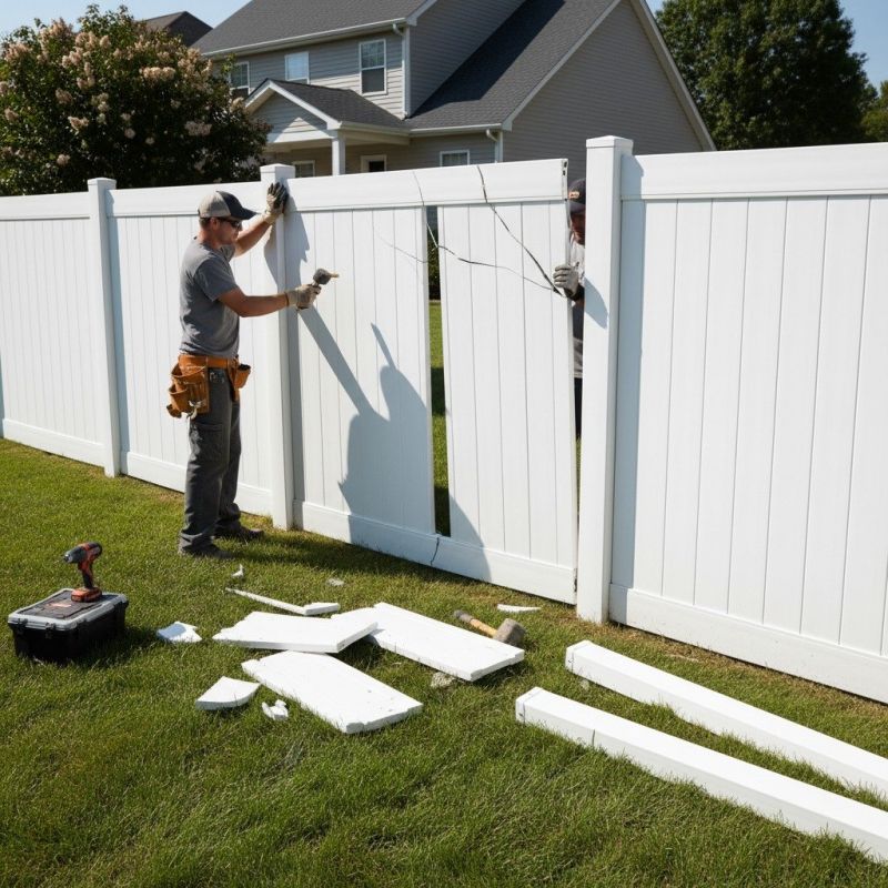 Vinyl Fence Panel Repair
